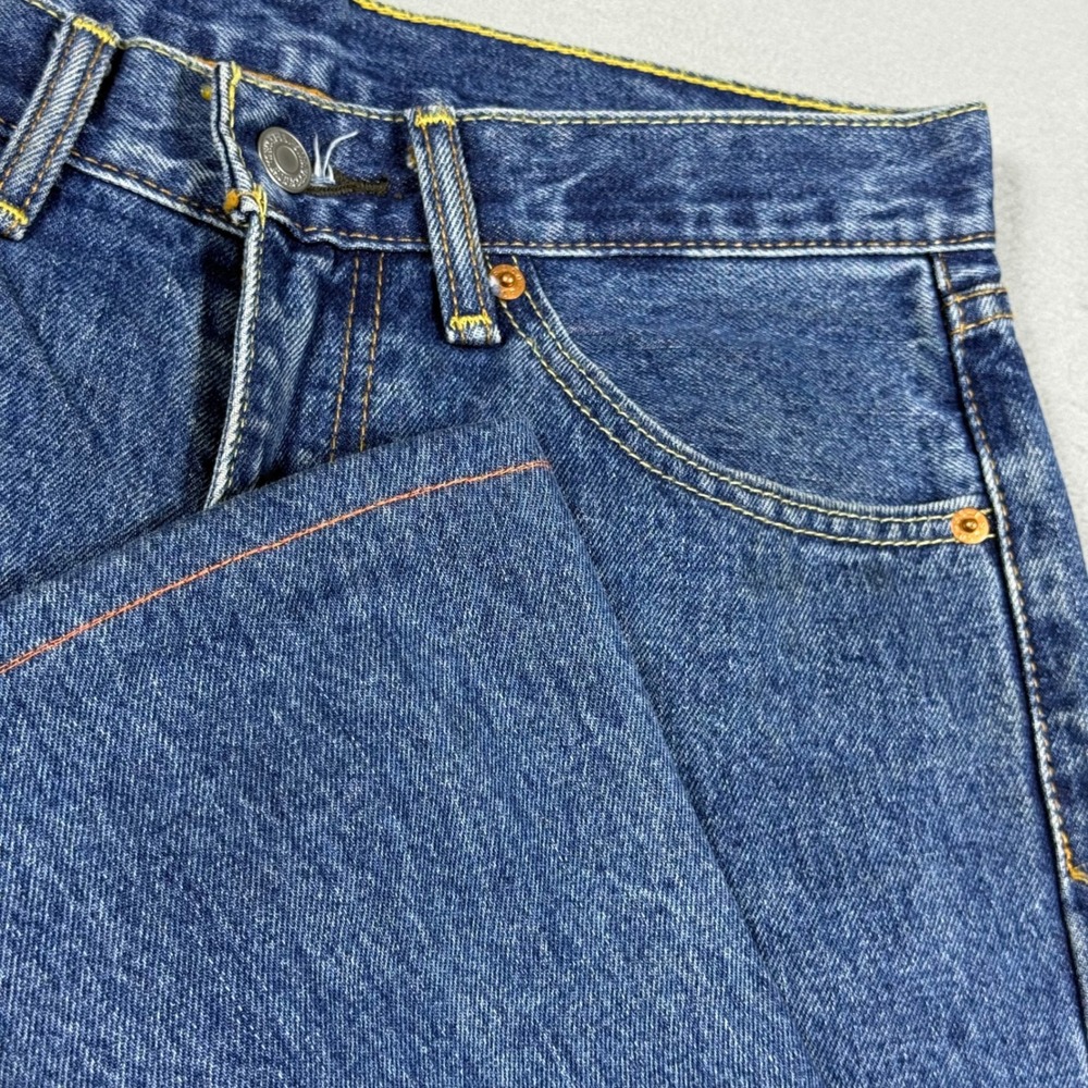 Levis Regular Fit Straight Leg Jeans Blue Denim Medium Wash Mens 30x29